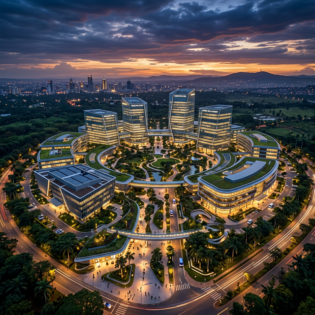 Ekiti Knowledge Zone aerial view