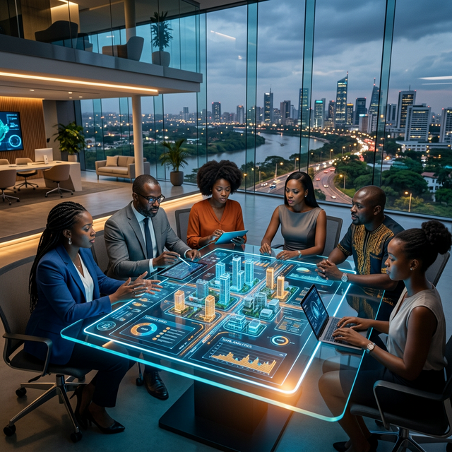 Futuristic aerial view of Ekiti Knowledge Zone